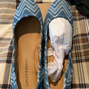 Brand new Lucky Brand slip ons